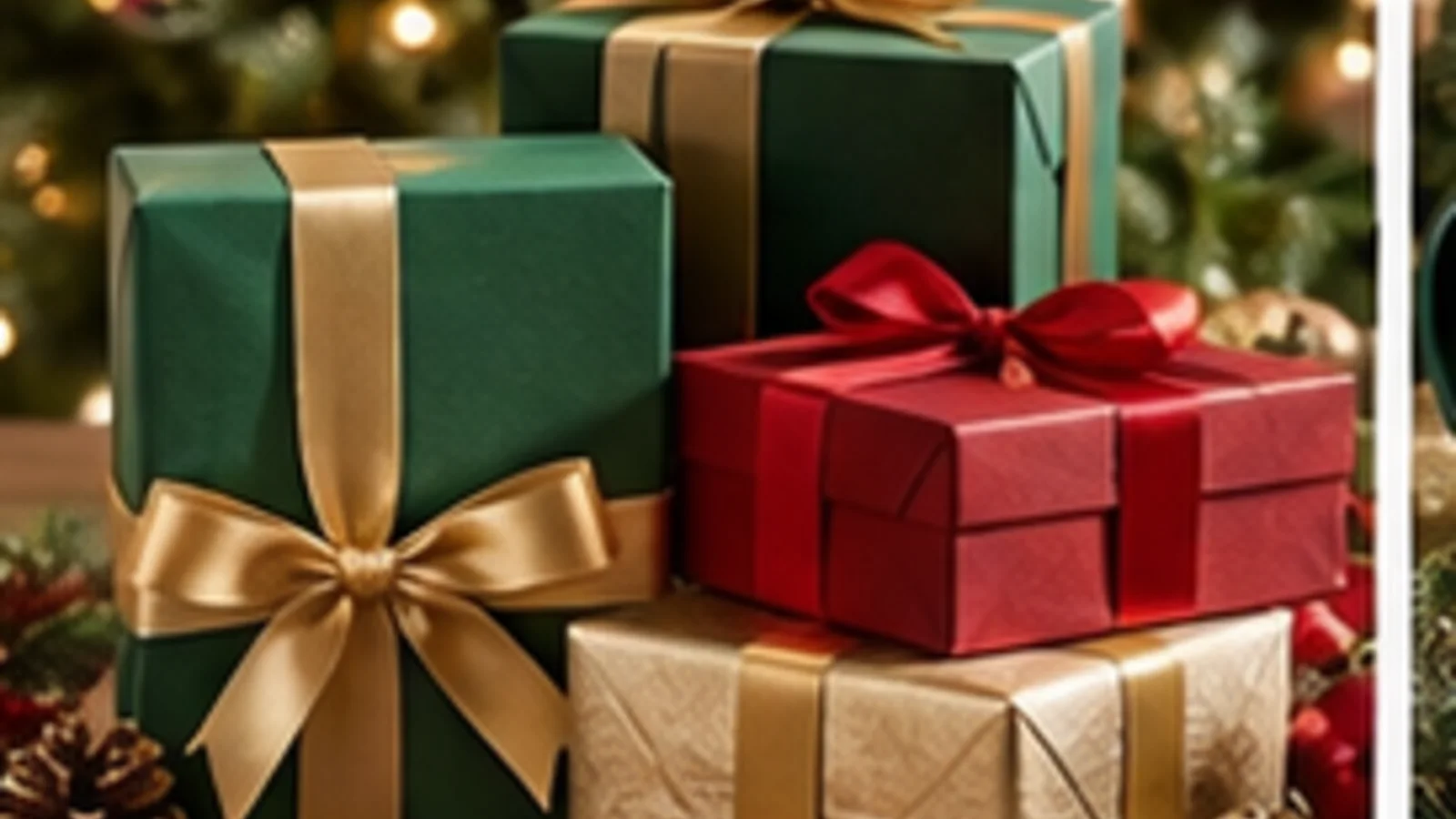 Original commercial hero image for DK Christmasgifts custom Christmas gifts